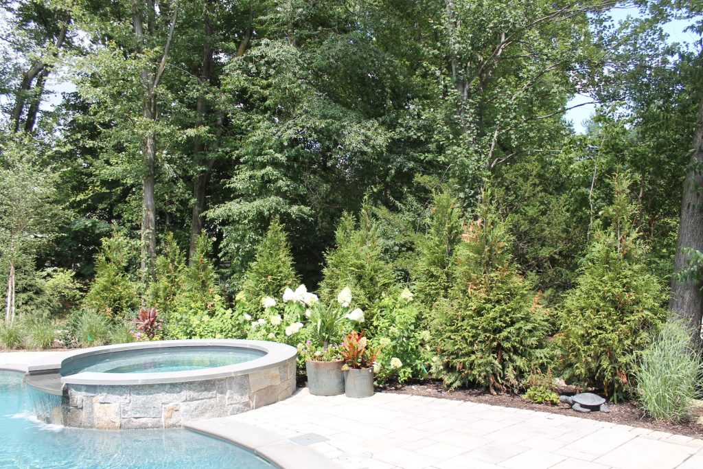 Stone Spa and Landscape Design in Wyckoff NY by Curti's Landscaping