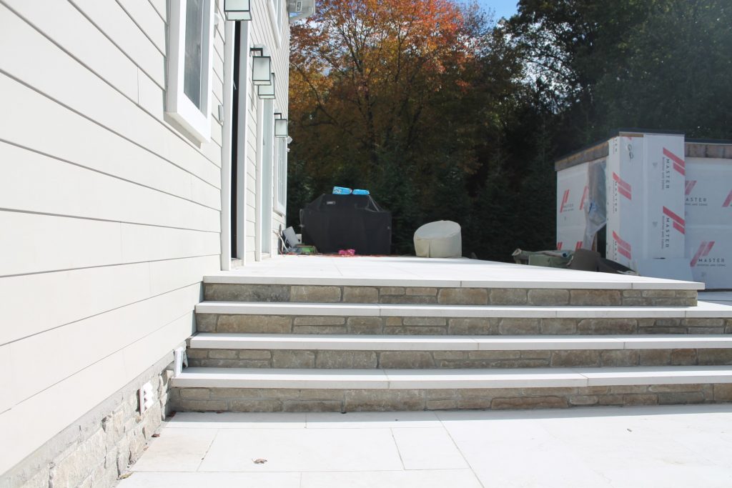 Stone Steps in Wesley Hills, NY by Curti's Landscaping