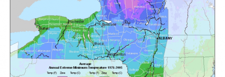 hardiness zone map for new york